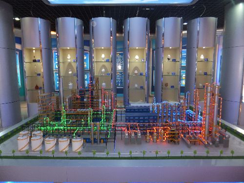 30吨制乙烯化工厂展览模型